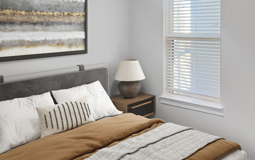 B3 - 2 bedroom floorplan layout with 2 bathrooms and 1084 - 1100 square feet (Floor 7)