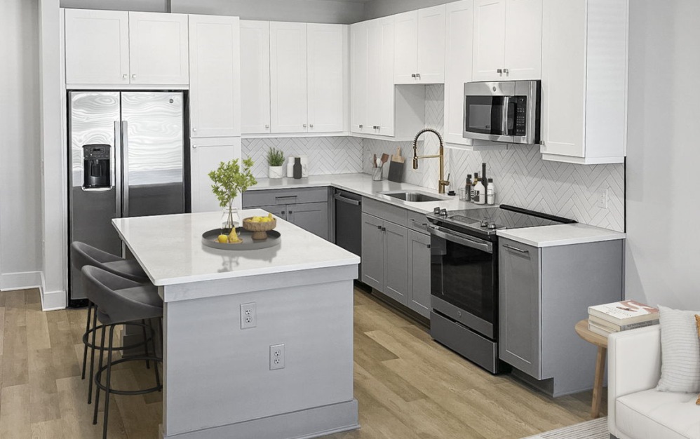 B3 - 2 bedroom floorplan layout with 2 bathrooms and 1084 - 1100 square feet (Floor 2)