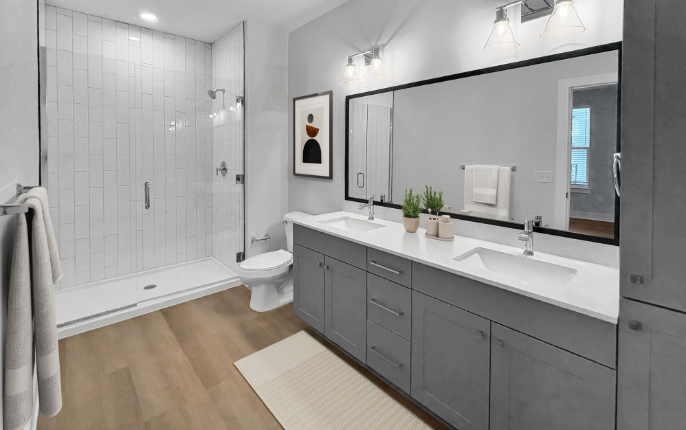 B2 - 2 bedroom floorplan layout with 2 bathrooms and 1071 square feet (Floor 5)