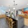 large open kitchen with island